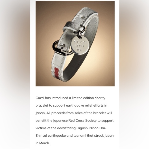 Gucci Limited Edition “Gucci Loves You” Bracelet With Box, Ribbon, & Envelope - Picture 6 of 16